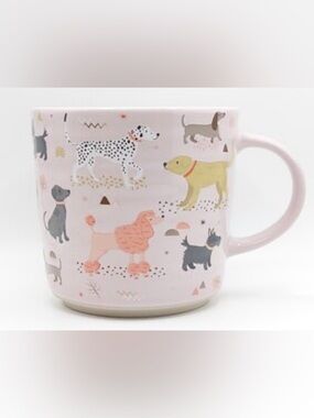 Dog Lover Prima Design Bella Oversize Multicolor Dogs Mug 18 oz.